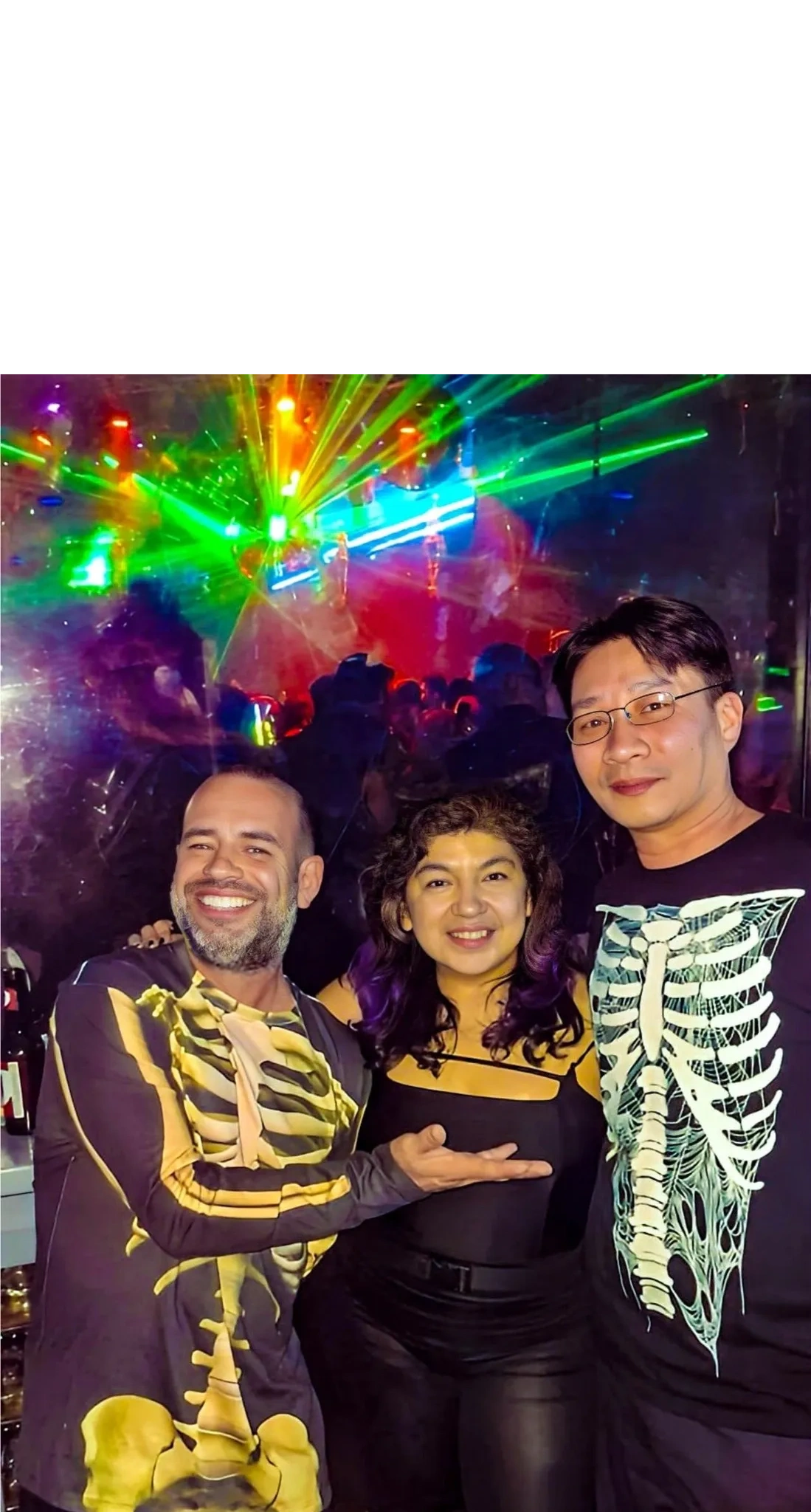 Nightclub party celebration